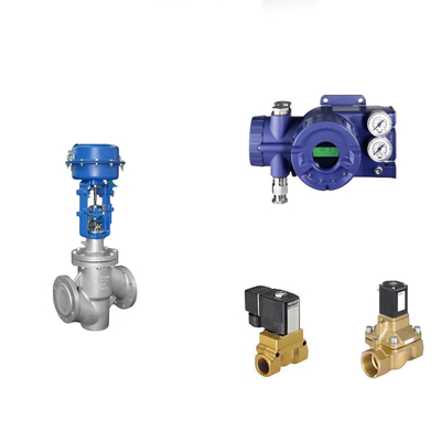 Chinese pneumatische besturingsklep met intelligente originele Foxboro SRD960-klep positioner en Burkert-solenoïde klep