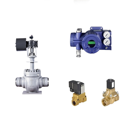 Chinese pneumatische besturingsklep met intelligente originele Foxboro SRD960-klep positioner en Burkert-solenoïde klep