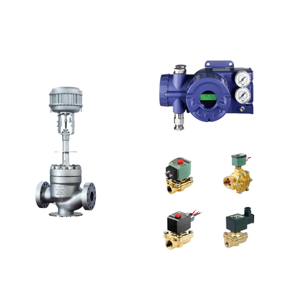 Chinese pneumatische besturingsklep met Intelligent Original Foxboro SRD960 Valve Positioner en Asco Solenoid Valve