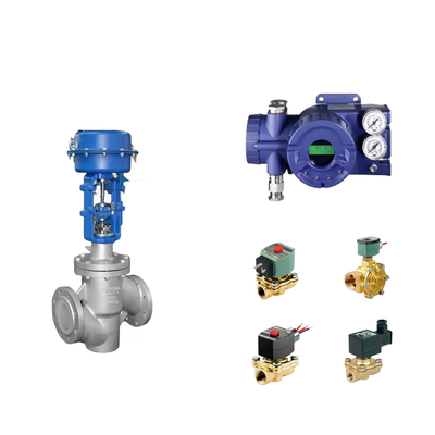 Chinese pneumatische besturingsklep met Intelligent Original Foxboro SRD960 Valve Positioner en Asco Solenoid Valve