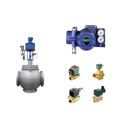 Chinese pneumatische besturingsklep met Intelligent Original Foxboro SRD960 Valve Positioner en Asco Solenoid Valve