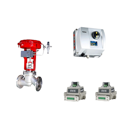 Chinese Pneumatische besturingsklep met Neles ND9000 Intelligent Valve Positioner met EMERSON limiet switch Stock Supplier