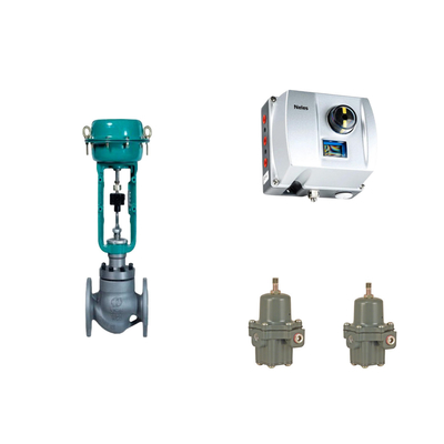 Chinese pneumatische regelklep met Neles ND9000 Intelligent Valve Positioner met Fisher 67CFR Filter Regulator