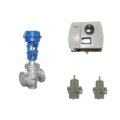 Chinese pneumatische besturingsklep met intelligente originele Neles ND7000 Valve Positioner en Fisher 67CFR filter regulator