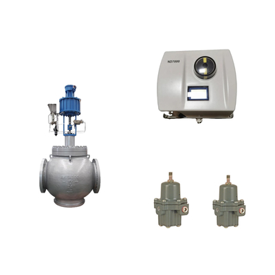 Chinese pneumatische besturingsklep met intelligente originele Neles ND7000 Valve Positioner en Fisher 67CFR filter regulator