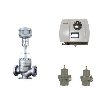 Chinese pneumatische besturingsklep met intelligente originele Neles ND7000 Valve Positioner en Fisher 67CFR filter regulator