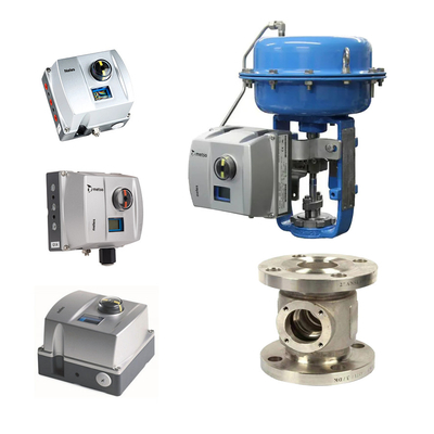 Chinese besturingsklep met Neles Mesto Valve Positioner ND9000 serie ND9106HX8T, ND9103HX8T en pneumatische actuator
