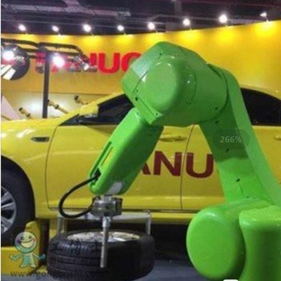 6 Axis Fanuc CRX-5iA Cobot Robotarm met CNGBS Robotarm Kleding voor het hanteren als samenwerkende robot