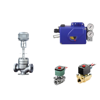 Chinese pneumatische besturingsklep met Intelligent Original Foxboro SRI990 Valve Positioner en ASCO Solenoid Valve