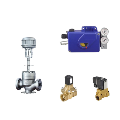Chinese pneumatische besturingsklep met Intelligent Original Foxboro SRI990 Valve Positioner en Burkert Solenoid Valve