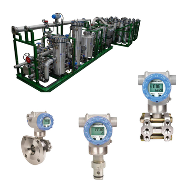 Brandstofgasskids met Honeywell ST700 SmartLine-druktransmitters bevatten een absolute drukmeter