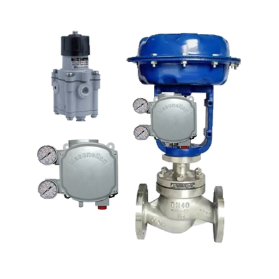 Controleventil met GE Masoneilan Digital Valve Positioner SVI serie met display en Hart Communication