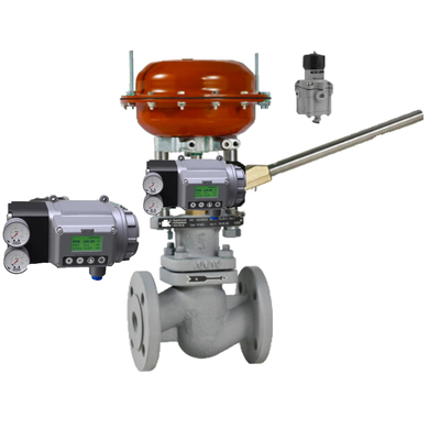 Chinese pneumatische regelklep met originele MASONEILAN model pneumatische positioner SVI3 En regulator 78-40 In voorraad