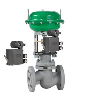 Controleventil met FISHER 3582I DVC6200 Valve positioner met hoge temperatuur bestand 2/2-weg diafragma In voorraad