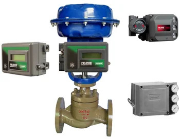 Oorspronkelijke zwarte FI-SHER-regulator DVC6200 en 3582I-kleppositionair met Hart-communicatie voor pneumatische regelklep