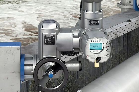 Cinese elektrische klep met Auma elektrische actuator