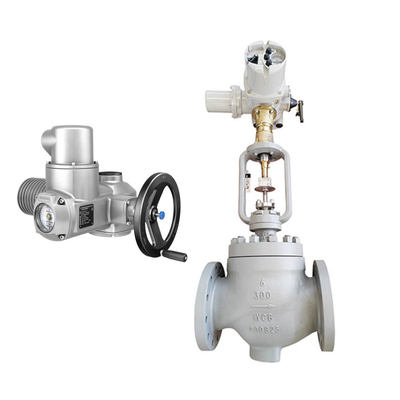 Auma Elektrische Valve Actuator Met Chinese Control Valve Body
