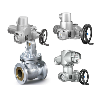 Auma Elektrische Valve Actuator Met Chinese Control Valve Body