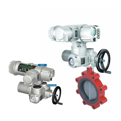 Chinese elektrische vlinderklep met Auma Muti-turn SA SAR elektrische actuator als leverancier