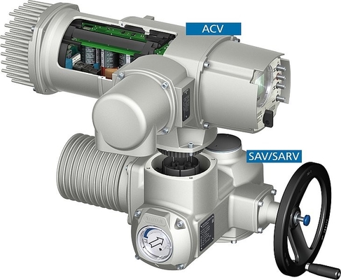 Auma elektrische accuator met kaas elektrische bal Vavle globe klep voor klepbesturing