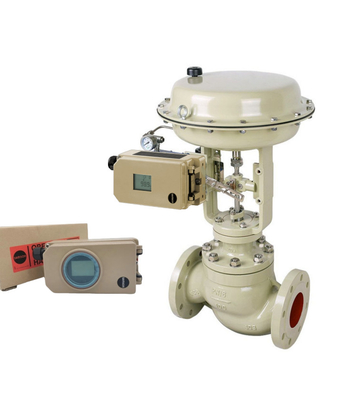 Samsung 3277 Pneumatische diafragma actuatoren met Chinese bolk klep en Samsung 3730-3 digitale klep positioner