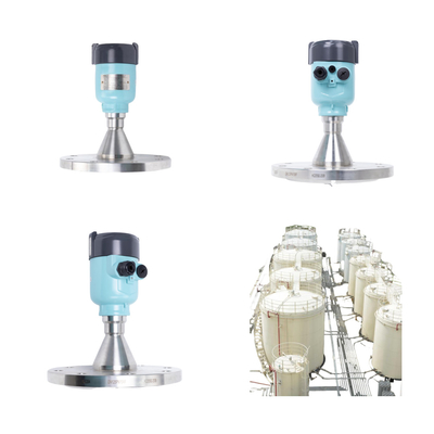 Olieopslagtank Liquid Level Measuring Instrument uitgerust met FEEJOY RRF5 80GHz Radar Level Transmitter