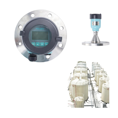 Olieopslagtank Liquid Level Measuring Instrument uitgerust met FEEJOY RRF5 80GHz Radar Level Transmitter