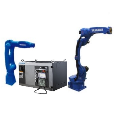6 Axis Robotic Arm Yaskawa GP12 met CNGBS slijpkop en hek voor CNC slijprobots