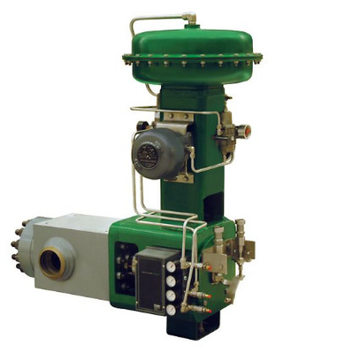 Druk- / stroomregelaar met Fisher 1052/2052 actuator en DVC6200 3610J klep positioner