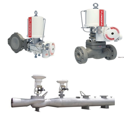 Drukverlagend &amp; Desuperheating Station Met Flowserve Valtek VR Actuator En 3200MD Valve Positioner