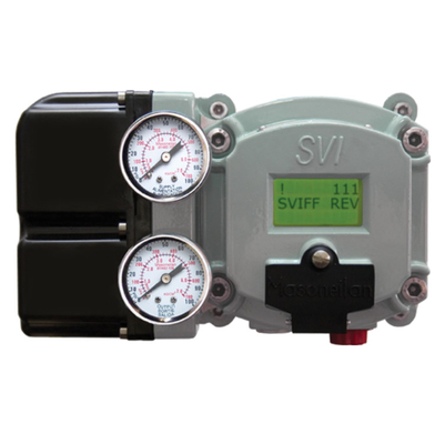 Roestvrij staalcontrole klep gebruikt Masoneilan SVI2-21123121 klep positioner en Fisher SR5 sanitaire regulator