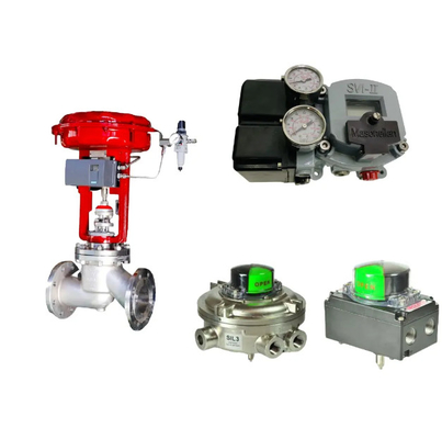 China Control Valve Met Masoneilan SVI2-21113121 Valve Positioner En Emerson Asco L339 Universele Solenoïde Valve