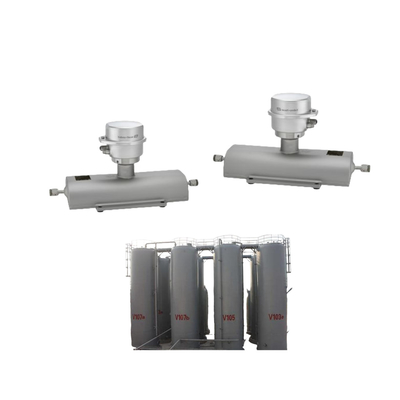 Brandstofgasskids met zeer nauwkeurige Proline Promass A 100 Coriolis Endress + Hauser-stroommeter