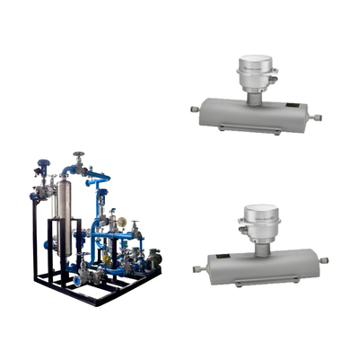 Brandstofgasskids met zeer nauwkeurige Proline Promass A 100 Coriolis Endress + Hauser-stroommeter