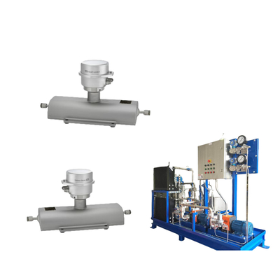 Brandstofgasskids met zeer nauwkeurige Proline Promass A 100 Coriolis Endress + Hauser-stroommeter