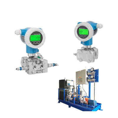 Brandstofgasskids met zeer nauwkeurige deltabar PMD75B Endress + Hauser drukzender