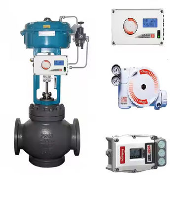 Het Instelmechanisme van de Flowserve3200md Klep met Datatransportbesturingklep en van de de Solenoïdeklep 67CFR van ASCO 551 Filterregelgever