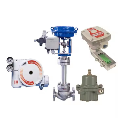 Het Instelmechanisme van de Flowserve3200md Klep met Datatransportbesturingklep en van de de Solenoïdeklep 67CFR van ASCO 551 Filterregelgever