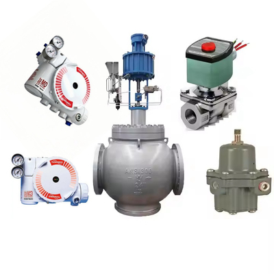 Flowserve Foxboro Valve Positioner 3200MD met vlindercontrole klep en 67CFR filter regulator ASCO solenoïde klep