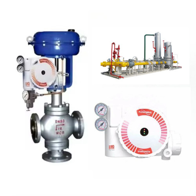 Pneumatische besturingsklep met Flowser-Ve Positioner Logix 3200 serie En Burkert Solenoïde Klep Voorraad leverancier Te koop