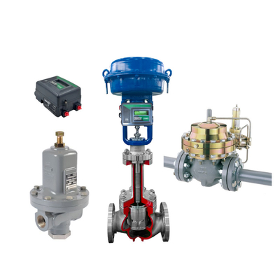 Chinese kleponderdelen met Fisher klep positioner en ASCO 210 solenoïde klep en 78-40 filter druk regulator