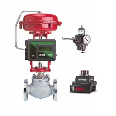 Stroomklep met Fisher DVC6200 DVC2000 DVC6030 Valve Positioner Valve Control Positioner als voorraad
