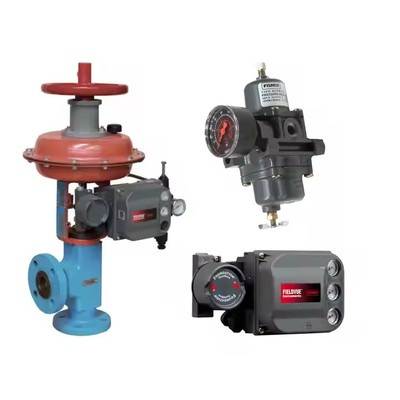 Chinese Pneumatische Control Valve Factory Met Fisher Fieldvue DVC6200 Digitale Valve Controller Positioner En 67CFR-239 Regulator
