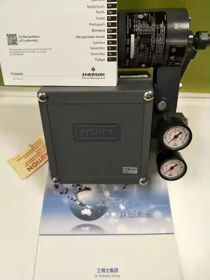 Brandnieuwe originele Fisher 3582i elektropneumatische klep positioner met drukverlagende regelaars en magnetoventil