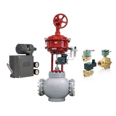 Hoogwaardige EMERSON Fisher 3582i elektropneumatische positioner en ASCO magnetovalen met China Control Valve