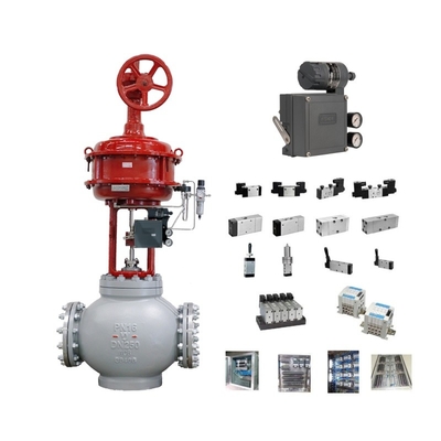 Oorspronkelijke en nieuwe pneumatische regelkleppen met Fisher 3582i Valve Positioner Stockleverancier