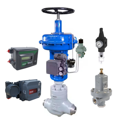 Pneumatische besturingsklep met Fisher 3582/3582i elektro-pneumatische klep positioner en 4211 positioner zender leverancier in voorraad