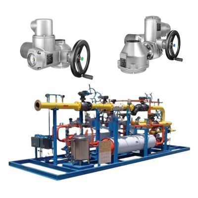 Valve Switching Skid is uitgerust met AUMA elektrische kleppen SA 07.2 - SA 16.2 en SA 25.1 Auma lineaire actuator
