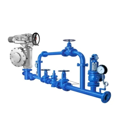 Valve Switching Skid is uitgerust met AUMA elektrische kleppen SA 07.2 - SA 16.2 en SA 25.1 Auma lineaire actuator