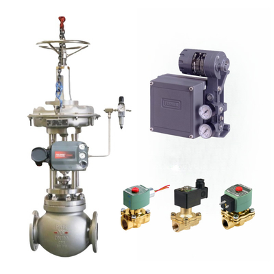 Chinese besturingsklep uitgerust met Fisher DVC6200 DVC2000 DVC7k DVC510si intelligente klep positioner en ASCO magnetoventil